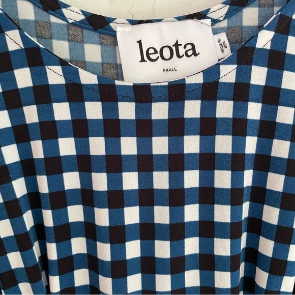Leota Gingham Midi Dress, Size Small - Picture 5 of 9